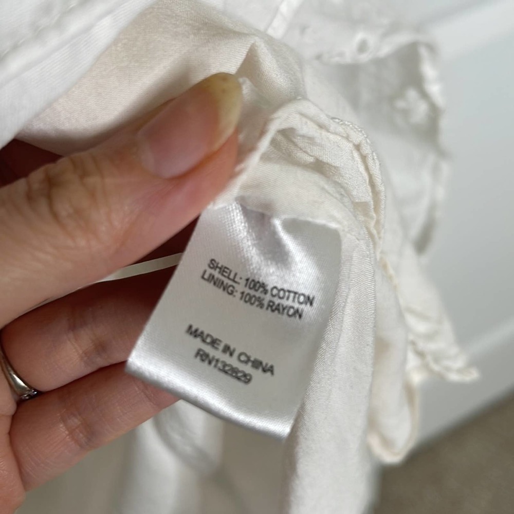 MAJORELLE Mariapia Mini Dress in Ivory - flaw - Picture 6 of 9